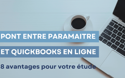 Faites le pont entre ParaMaitre et QuickBooks en ligne